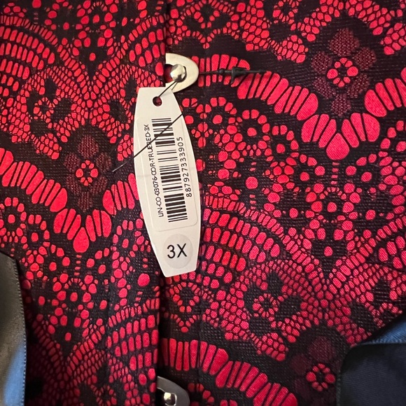 AdoreMe black lace red corset - Picture 4 of 4